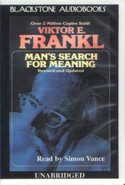 Viktor E. Frankl: Man's Search for Meaning (AudiobookFormat, 1999, Blackstone Audiobooks)