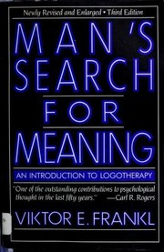 Viktor E. Frankl: Man's Search for Meaning (Paperback, 1984, Simon & Schuster)