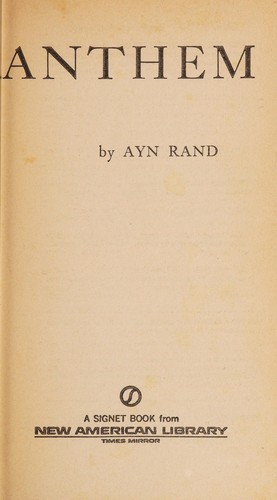 Ayn Rand: Anthem (1961, Signet)