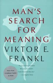 Viktor E. Frankl: Man's Search for Meaning (Hardcover, 2000, Beacon Press)