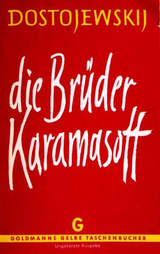 Fyodor Dostoevsky: Die Brüder Karamasoff (German language, Wilhelm Goldmann Verlag)